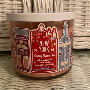 Reserved Bath and Body Works 3-Wick Candle New York Cherry Cheesecake New